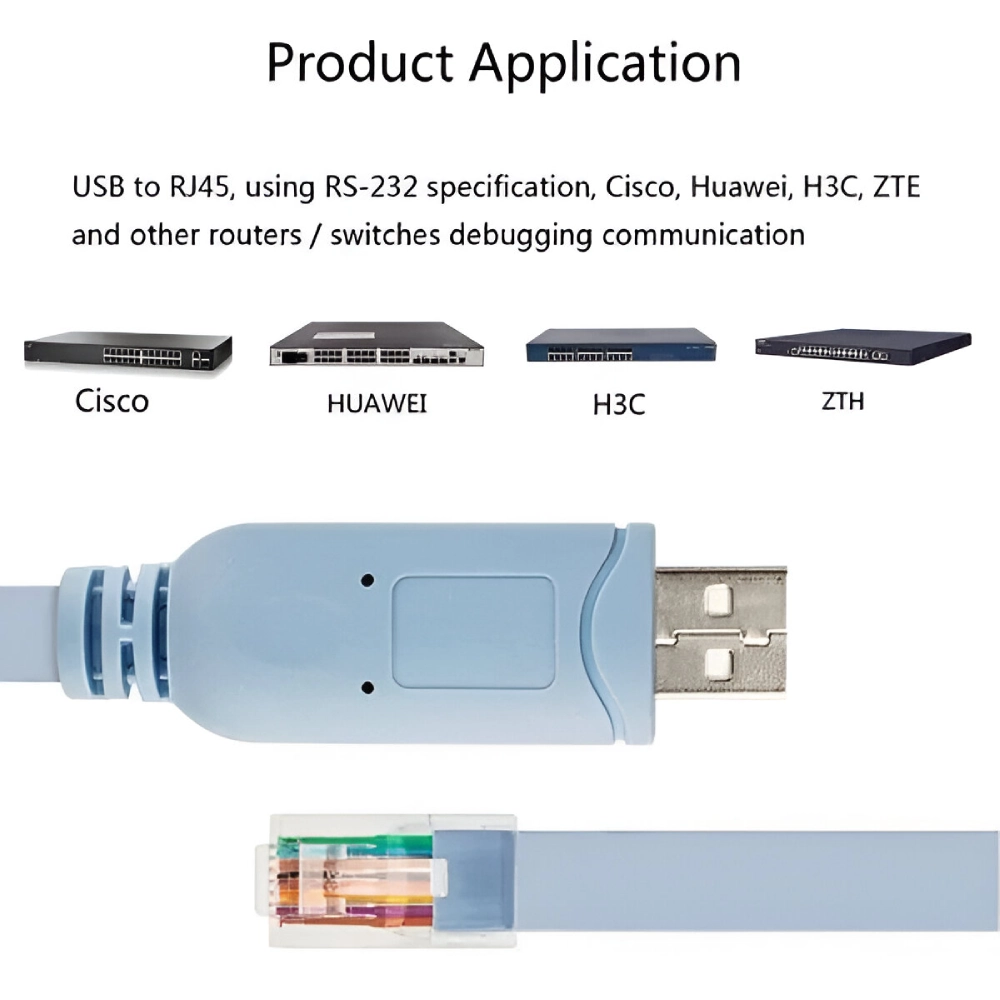 Multybyte USB TO RJ45 Console Cable 2.0 view 3